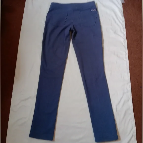 Patagonia Blue Slim Straight Pants Organic Cotton Stretch Size 4 - Picture 11 of 14